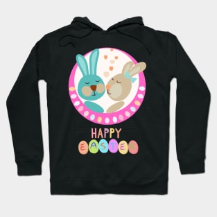 Happy Easter Love bunnies Hoodie